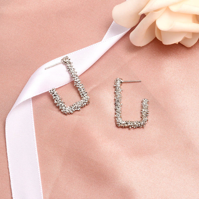 X & P New Fashion Ronde Dangle Drop Koreaanse Oorbellen Voor Vrouwen Geometrische Ronde Hart Gouden Oorbel Bruiloft 2020 Kolczyki sieraden