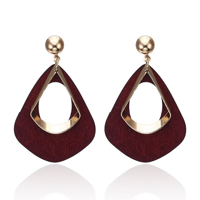 Retro women's fashion statement earring earrings